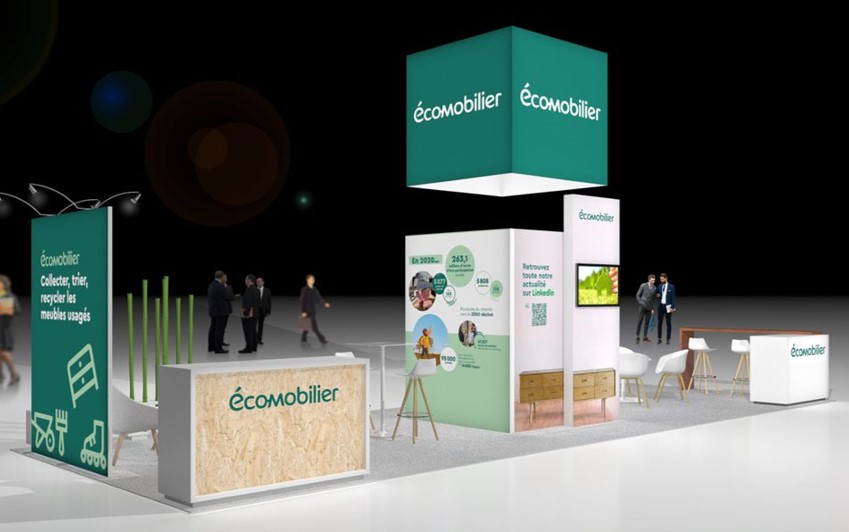 Eco-mobilier - Salon Pollutec - Stand