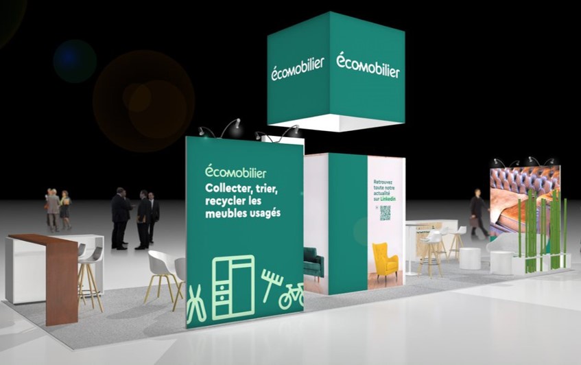 Eco-mobilier - Salon Pollutec - Stand
