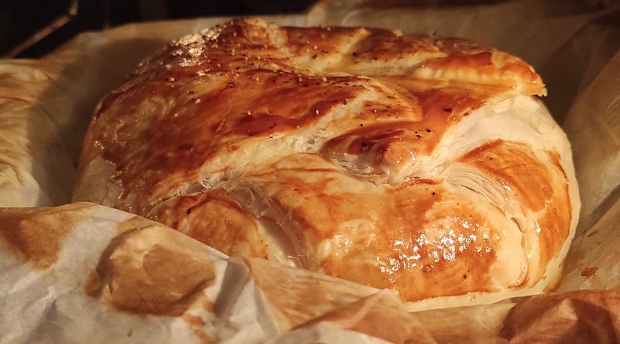 Recette – Tourte au fromage et lardons