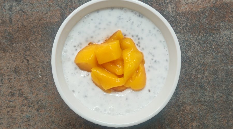 Recette – Pudding de chia – Coco & Mangue